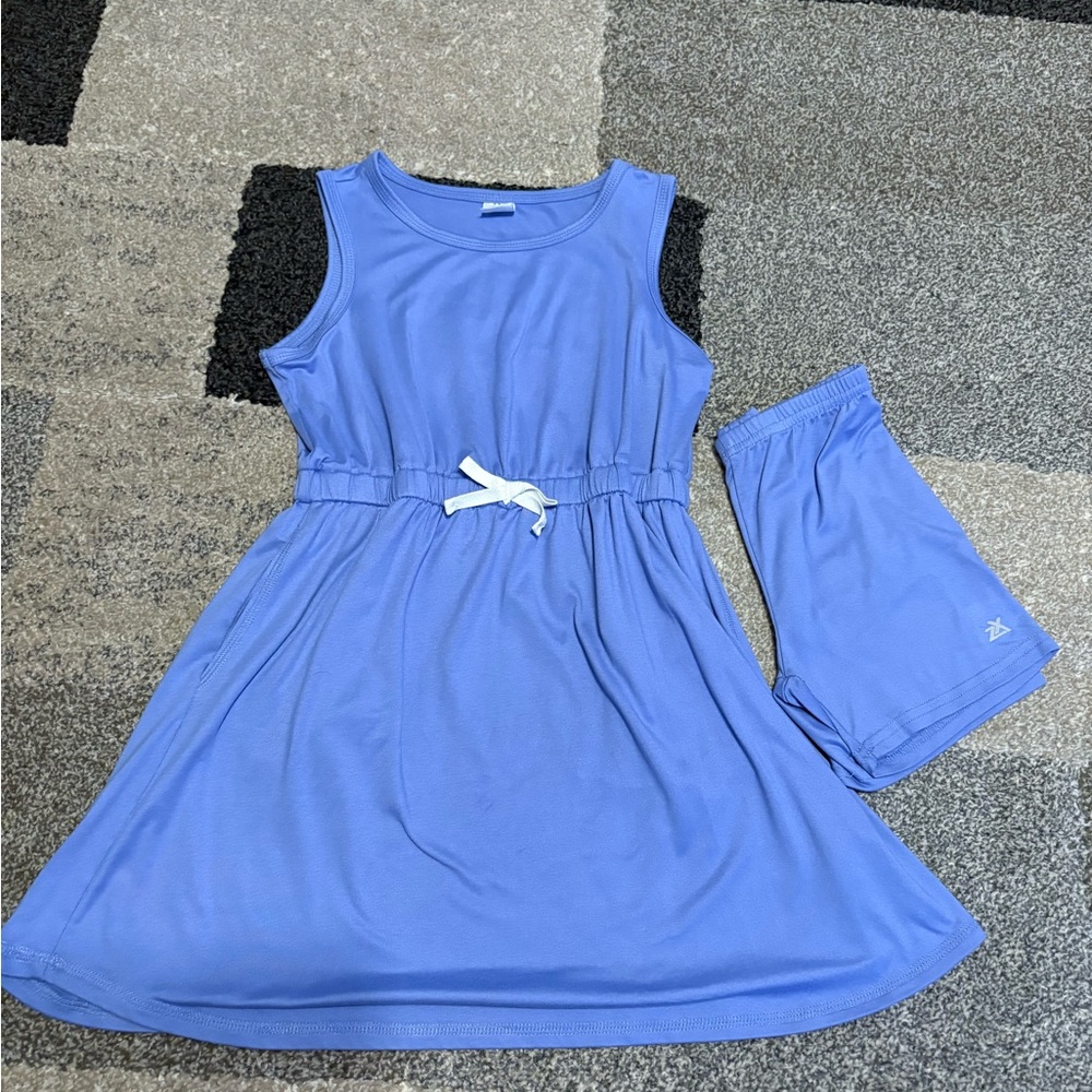 ZeroXposur Light Blue Casual Dress with Shorts